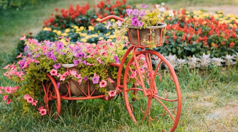 Garden Decorating Ideas Yard Art Can Come From Unusual Items